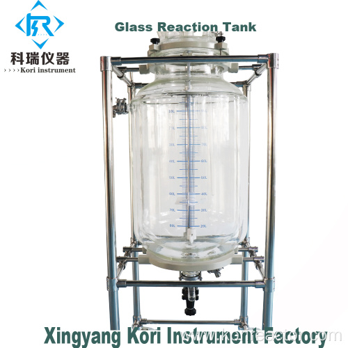 SF-100L Lab chemical stirring jacketed glass reactor